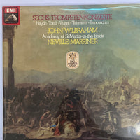 แผ่นเสียง Georg Philipp Telemann, Johann Nepomuk Hummel, Leopold Mozart, Joseph Haydn, Adolf Scherbaum, Pierre Thibaud - Les Grands Concertos Pour Trompette Vinyl VG+