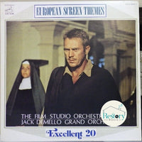 แผ่นเสียง The Film Studio Orchestra, Jack De Mello Grand Orchestra - European Screen Themes / Excellent 20 = ヨーロッパ映画音楽 / エクセレント20 Vinyl VG+
