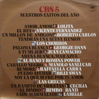 Various : CBS 5 Nuestros Exitos Del Año (LP, Comp)