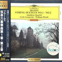 ซีดี Johannes Brahms / Amadeus-Quartett, Cecil Aronowitz, William Pleeth - String Sextets No.1 • No.2 CD NM or M-