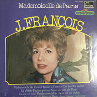 แผ่นเสียง Jacqueline François - Mademoiselle de Paris = パリのお嬢さん/ジャクリーヌ・フランソワ Vinyl VG+