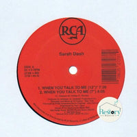 Sarah Dash : When You Talk To Me (12")