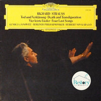 Richard Strauss - Gundula Janowitz • Berliner Philharmoniker • Herbert von Karajan : Tod Und Verklärung / Vier Letzte Lieder (LP)
