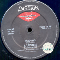 Sapphire Featuring Kelly Marie : Burning (12")
