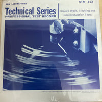 แผ่นเสียง CBS Laboratories - Professional Test Record - Square Wave, Tracking And Intermodulation Tests Vinyl VG+