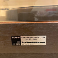 Sony PS-2400 Manual Belt Drive Turntable (220V)