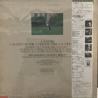 แผ่นเสียง Joseph Haydn, Philharmonia Quartett Berlin - 3 String Quartets Vinyl VG+