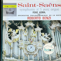 Camille Saint-Saëns, Feike Asma, Roberto Benzi : Symphonie N°3 Avec Orgue (LP)