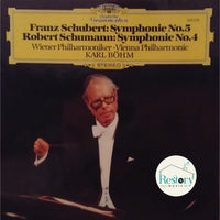 แผ่นเสียง Franz Schubert / Robert Schumann - Wiener Philharmoniker / Karl Böhm - Symphonie No.5 · Symphonie No.4 Vinyl VG+