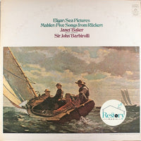 Janet Baker, Sir John Barbirolli, London Symphony Orchestra, New Philharmonia Orchestra : Elgar: Sea Pictures Mahler: Five Songs From Ruckert (LP, Comp)