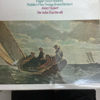 แผ่นเสียง Janet Baker, Sir John Barbirolli, London Symphony Orchestra, New Philharmonia Orchestra - Elgar: Sea Pictures Mahler: Five Songs From Ruckert Vinyl VG+