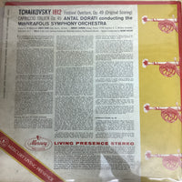 แผ่นเสียง Pyotr Ilyich Tchaikovsky - Antal Dorati, Minneapolis Symphony Orchestra, University Of Minnesota Brass Band - 1812 Festival Orchestra, Op. 49 Original Scoring / Capriccio Italien. Op. 45 Vinyl VG+