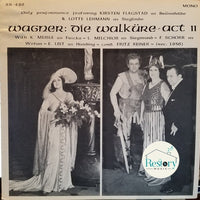 Richard Wagner - Kirsten Flagstad & Lotte Lehmann, Kathryn Meisle, Lauritz Melchior, Friedrich Schorr, Emanuel List cond. Fritz Reiner : Die Walküre, Act II (LP, Mono)