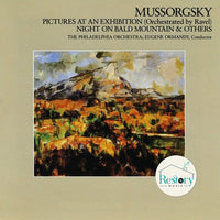 ซีดี Modest Mussorgsky, The Philadelphia Orchestra, Eugene Ormandy - Pictures At An Exhibition Orchestration by Ravel / Night On Bald Mountain & Others CD VG+