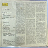 แผ่นเสียง Hector Berlioz - Orchestre De Paris, Daniel Barenboim - Symphonie Fantastique Vinyl VG+