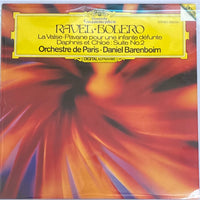 แผ่นเสียง Maurice Ravel · Orchestre De Paris · Daniel Barenboim - Bolero · La Valse · Pavane Pour Une Infante Défunte · Daphnis Et Chloé: Suite No. 2 Vinyl VG+