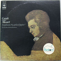 Pablo Casals Conducts Wolfgang Amadeus Mozart, Marlboro Festival Orchestra : Symphonies No. 40 & 41 "Jupiter" (LP)
