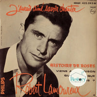 Robert Lamoureux : J'Aurais Aimé Savoir Chanter (7", EP)