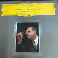 แผ่นเสียง Karl Böhm, Johannes Brahms, Berliner Philharmoniker, Michel Schwalbé - Symphony No. 1 Vinyl VG