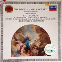 Wolfgang Amadeus Mozart - Emma Kirkby, Westminster Cathedral Choir, The Academy Of Ancient Music, Christopher Hogwood : Exsultate Jubilate / Motets (LP)