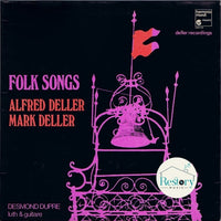 Alfred Deller, Mark Deller : Folk Songs (LP, Album, RE)