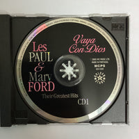 ซีดี Les Paul & Mary Ford - Vaya Con Dios - Their Greatest Hits CD VG+ 3CDs