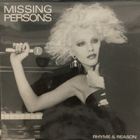 แผ่นเสียง Missing Persons - Rhyme & Reason Ritmo Y Razón Vinyl VG+