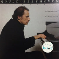 Glenn Gould, Ludwig van Beethoven : Sonatas Op. 28 (Pastoral), Op. 2, Nos 1, 2 & 3 (2xLP, Album, Gat)