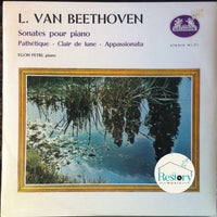 Ludwig van Beethoven, Egon Petri : Sonates Pour Piano (LP)