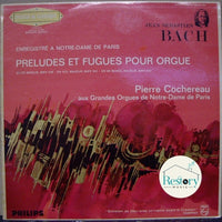 Johann Sebastian Bach, Pierre Cochereau : Preludes Et Fugues Pour Orgue (LP)
