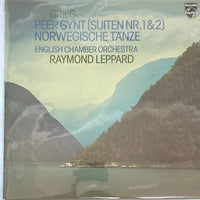 แผ่นเสียง Edvard Grieg - Raymond Leppard & English Chamber Orchestra - Peer Gynt Suites N° 1 Et 2 - Danses Norvégiennes Vinyl VG+