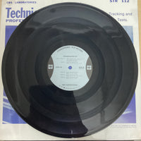 แผ่นเสียง CBS Laboratories - Professional Test Record - Square Wave, Tracking And Intermodulation Tests Vinyl VG+