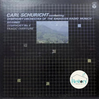 แผ่นเสียง Various - Carl Schuricht Conducting - Symphony Orchestra Of The Bavarian Radio Munich - Brahms Symphony No.4 Tragic Overture Vinyl VG+