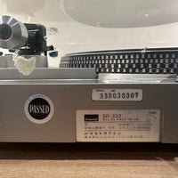 เครื่องเล่นแผ่นเสียง Sansui SR-333 Manual Direct Drive Turntable (220V)
