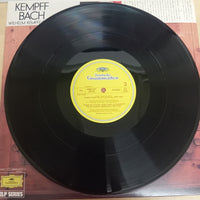 แผ่นเสียง WILHELM KEMPFF Piano - Kempff Bach ケンプ、バッハ名演集 Vinyl VG+ 2LPs