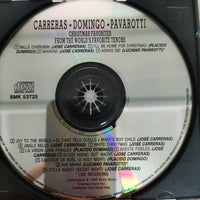 ซีดี José Carreras • Placido Domingo • Luciano Pavarotti - Christmas Favorites From The World's Favorite Tenors CD VG+