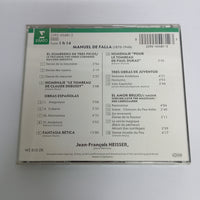 ซีดี Manuel De Falla, Jean-François Heisser - La Obra Para Piano = L'œuvre Pour Piano = Piano Works = Klavierwerke CD VG+