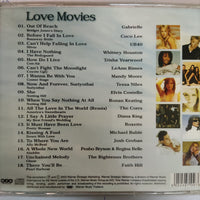 ซีดี Various - Love Movies CD VG+