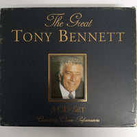 ซีดี Tony Bennett - The Great Tony Bennett CD VG+ 3CDs