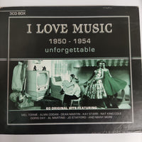 ซีดี Various - I Love Music 1950-1954 CD VG+ 3CDs