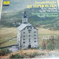 แผ่นเสียง Berlin Philharmonic Karl Richter - Joseph Haydn No.94,101 Vinyl VG+