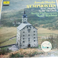 แผ่นเสียง Berlin Philharmonic Karl Richter - Joseph Haydn No.94,101 Vinyl VG+
