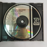 ซีดี Johann Sebastian Bach : Marie-Claire Alain - Toccata And Fugue - Bach Organ Works CD VG+