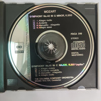 ซีดี Wolfgang Amadeus Mozart, Bruno Walter, Columbia Symphony Orchestra - Symphony No.40 / Symphony No.41 "Jupiter" CD VG+