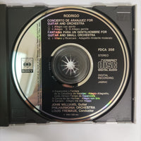ซีดี Joaquín Rodrigo, John Williams , Philharmonia Orchestra, Louis Frémaux - Concierto De Aranjuez / Fantasia Para Un Gentilhombre CD VG+