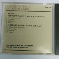ซีดี Wolfgang Amadeus Mozart, Rafael Kubelik, Symphonie-Orchester Des Bayerischen Rundfunks - Symphony No.35 "Haffner" / Symphony No.36 "Linz" CD VG+