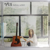 ซีดี Yui - Green A.live CD VG+ 1CDs 1DVD