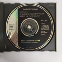 ซีดี Richard Strauss, The Cleveland Orchestra, Lorin Maazel - Don Juan / Till Eulenspiegel's Merry Pranks / Death And Transfiguration CD VG+