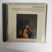 ซีดี Ludwig van Beethoven : Juilliard String Quartet - String Quartet No.9 "Rasoumovsky" / No.10 "Harp" CD VG+