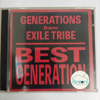 ซีดี Generations From Exile Tribe - Best Generation CD VG+ 1CD 1DVD